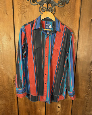 Vintage Men's Wrangler X-Long Tails Snap Up - Large