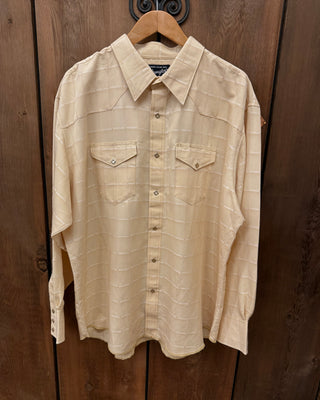 Vintage Men's Wrangler Snap Up - 2XL