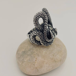 Snake In The Grass Biker Ring