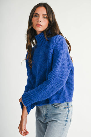 Heart of Glass Mock Neck Sweater