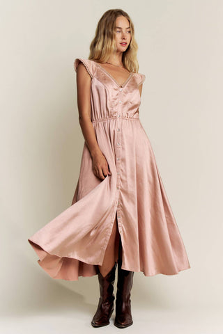 Silver Springs Satin Dress