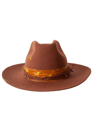 Ralston Cowboy Felt Hat Brown