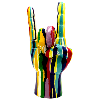Graffiti Rock On hand Decor