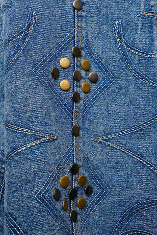 Coastal Cowgirl's Dream Denim Dress