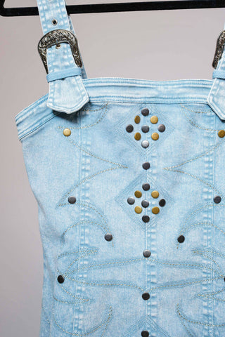 Coastal Cowgirl's Dream Denim Dress