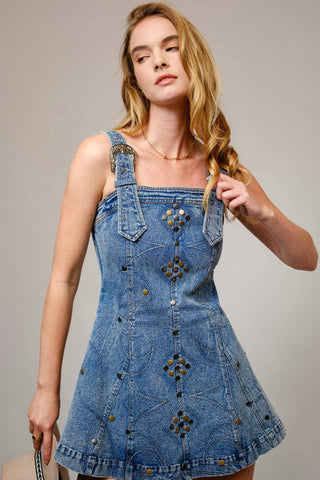 Coastal Cowgirl's Dream Denim Dress