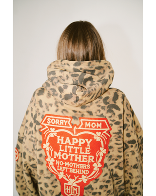 HLM Sorry Mom Hoodie Leopard