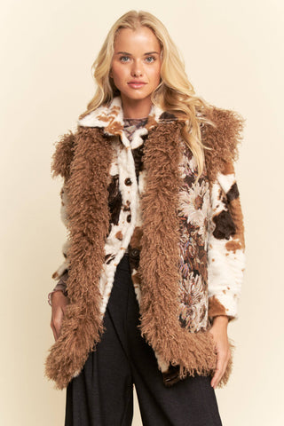 Desert Daisy Jacquard Vest