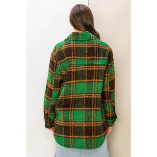 Bella Brushed Plaid Jacket