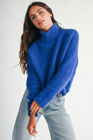 Heart of Glass Mock Neck Sweater