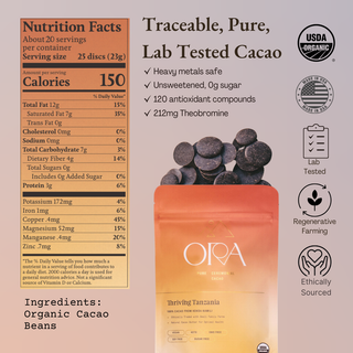 Ceremonial Cacao | Thriving Tanzania 100% Organic Cacao