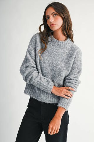 November Rain Mock Neck Sweater