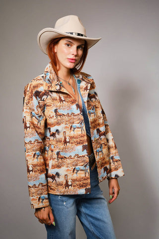 Wild Horses Jacquard Jacket