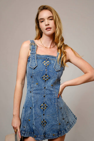 Coastal Cowgirl's Dream Denim Dress