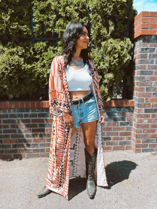 Take Me Away Kimono Duster