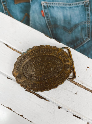 P.I.G. Belt Buckle