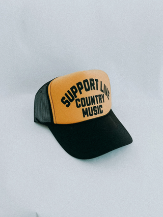 Support Live Country Music Trucker Hat
