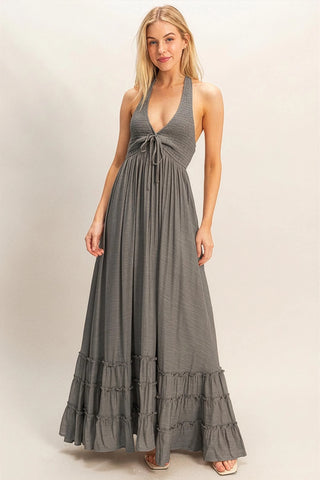Sunday Halter Maxi Dress