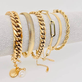 18K Gold Plated Chain Bracelets