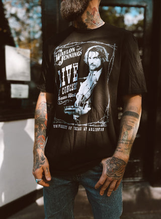 Waylon Jennings Live in Concert T-Shirt