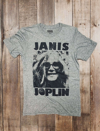 Janis Joplin Graphite T-Shirt