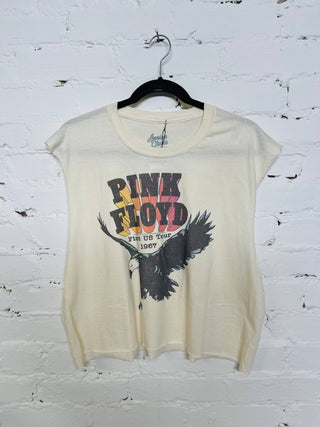 Chop Shop Pink Floyd Cropped Tank