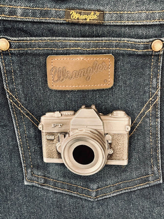 Film Camera Belt Buckle